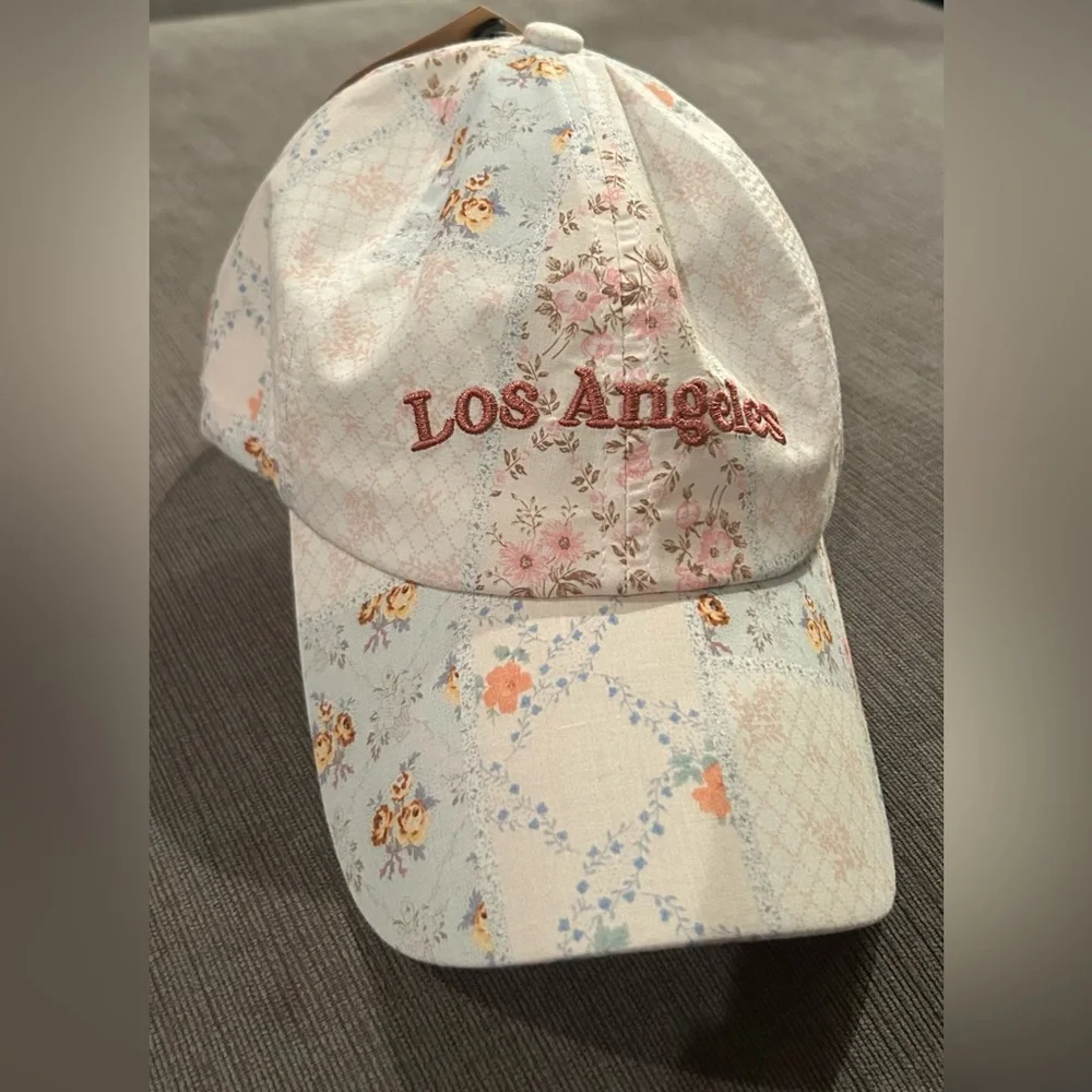 Mix No 6 Los Angeles Floral Baseball Hat Womens OS NWT